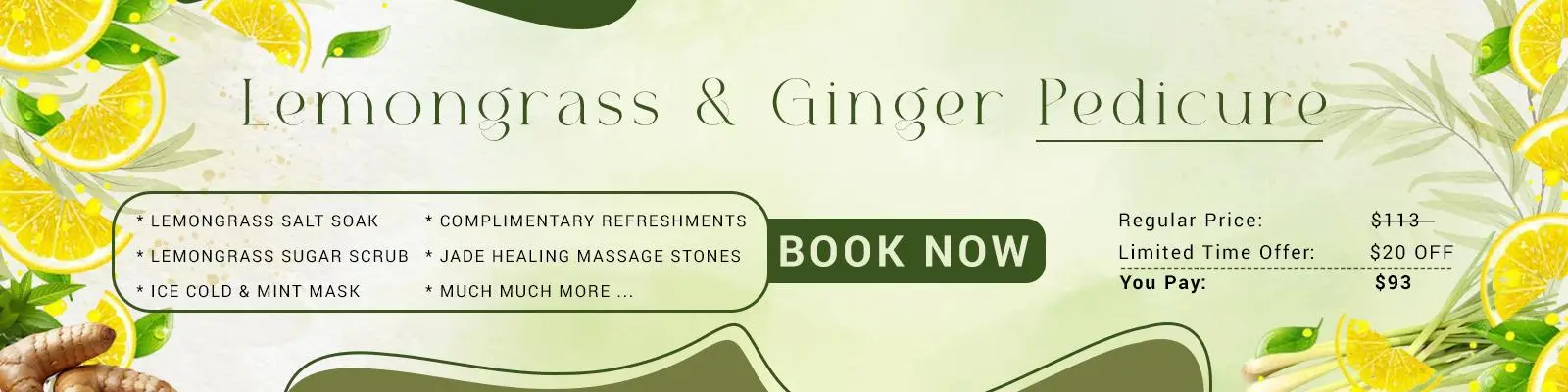 Lemongrass Ginger Pedicure 1